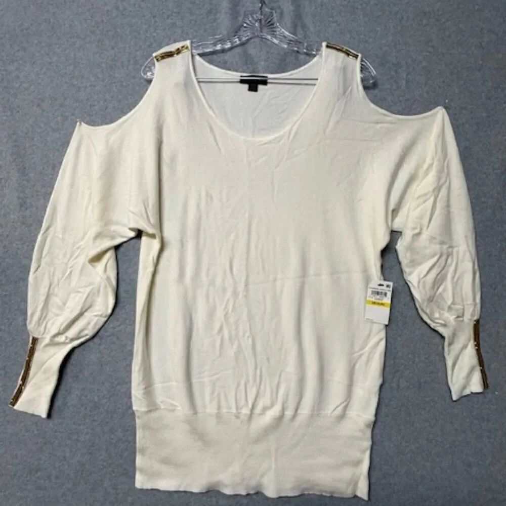 Thalia Sodi Cold Shoulder Blouse Size M